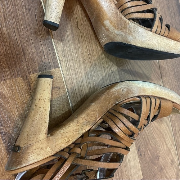 Michael Michael Kors Brown Gladiator Heels - Picture 9 of 13